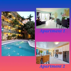 Apartment Lovely Near Beach, Downtown, 24h Security, Pool